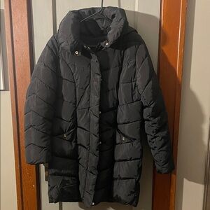 Steve Madden Black Puffer Coat